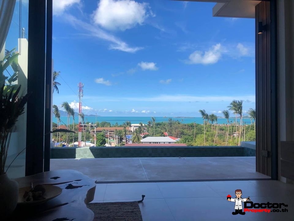 3 Bed Sea View Villa – Near Fisherman’s Village, Koh Samui – For Sale